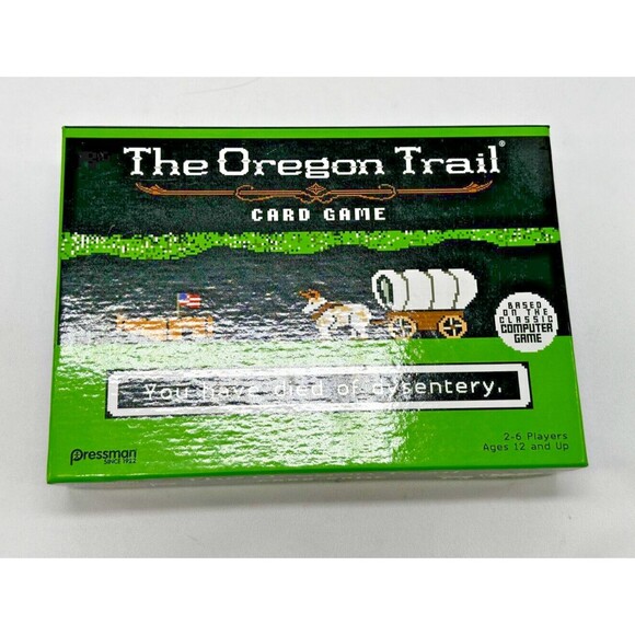 THE OREGON TRAIL Card Game - Pressman 2016 - 2 to 6 Players - COMPLETE - Picture 2 of 8
